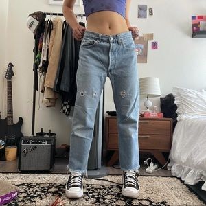 REDONE Raw-Hem Button-Fly Levi’s